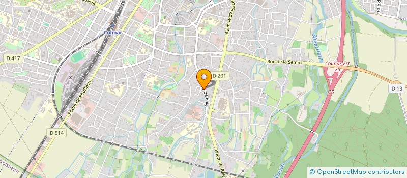 localisation de l'entreprise MARCHE FRAIS SOCIETE NOUVELLE  COLMAR