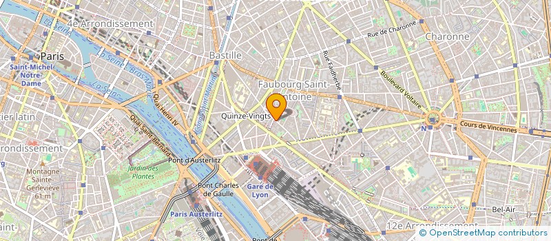 localisation de l'entreprise MARCHE GOURMAND  PARIS