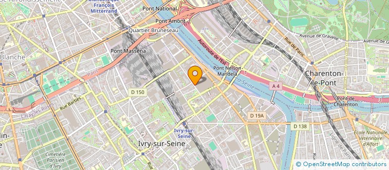 localisation de l'entreprise MARCHE GOURO à IVRY-SUR-SEINE