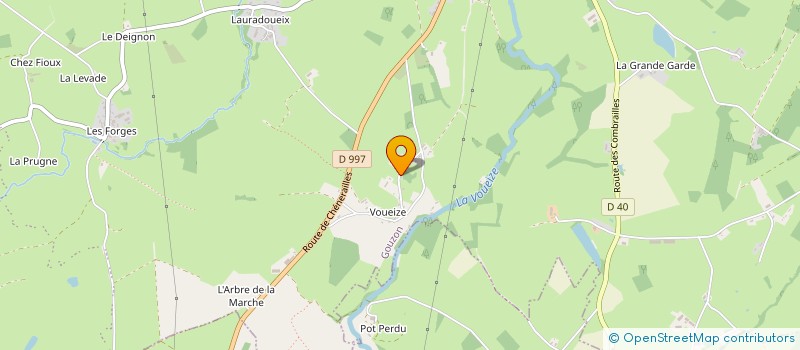 localisation de l'entreprise MARCHE IMMOBILIER  GOUZON