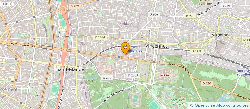 localisation de l'entreprise MARCHE INTERNATIONAL DEVELOPPEMENT ECONOMIQUE à VINCENNES