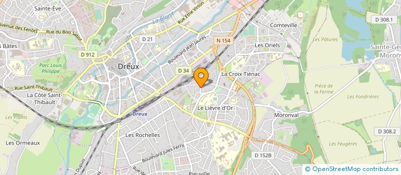localisation de l'entreprise MARCHE LE MOULEC à DREUX