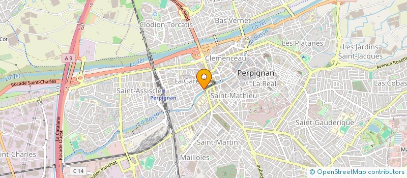 localisation de l'entreprise MARCHE LUNE  PERPIGNAN