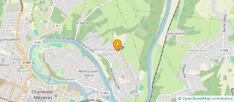 localisation de l'entreprise MARCHE, NATURE ET DECOUVERTE  MONTCY-NOTRE-DAME