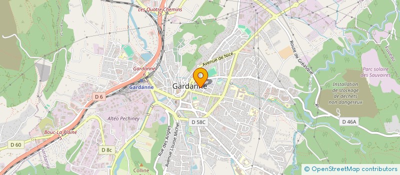 localisation de l'entreprise MARCHE NOIR à GARDANNE