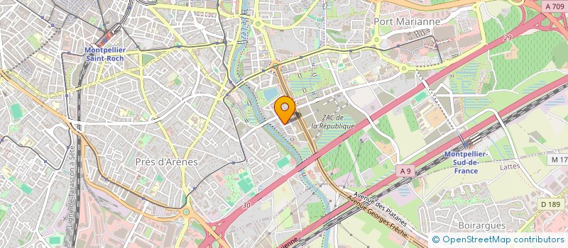 localisation de l'entreprise MARCHE NORDIQUE AND FIT à MONTPELLIER