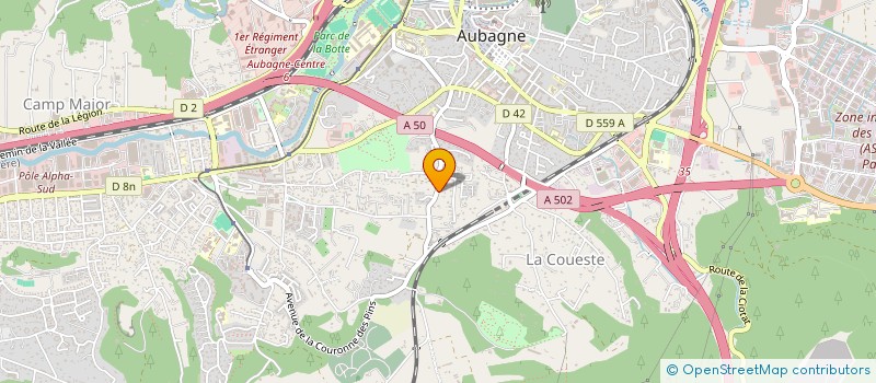 localisation de l'entreprise MARCHE NORDIQUE AUBAGNE GARLABAN  AUBAGNE