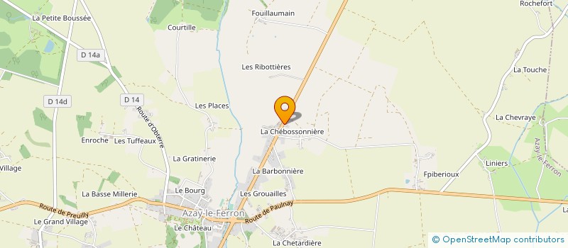 localisation de l'entreprise MARCHE NORDIQUE EN BRENNE à AZAY-LE-FERRON
