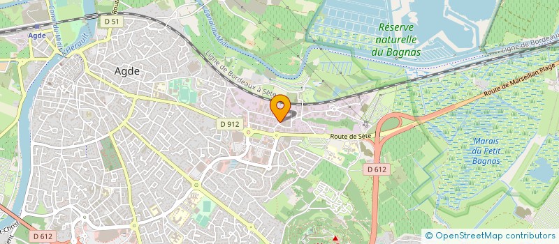 localisation de l'entreprise MARCHE ORIENTAL à AGDE