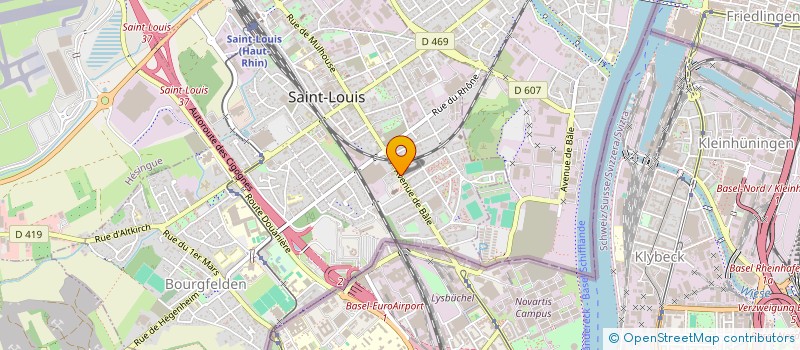 localisation de l'entreprise MARCHE ORIENTAL à SAINT-LOUIS