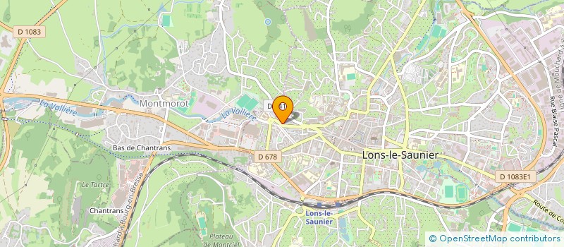 localisation de l'entreprise MARCHE PAYSAN à LONS-LE-SAUNIER