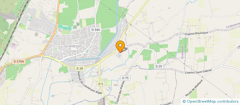 localisation de l'entreprise MARCHE PAYSAN DE GRAVESON  GRAVESON