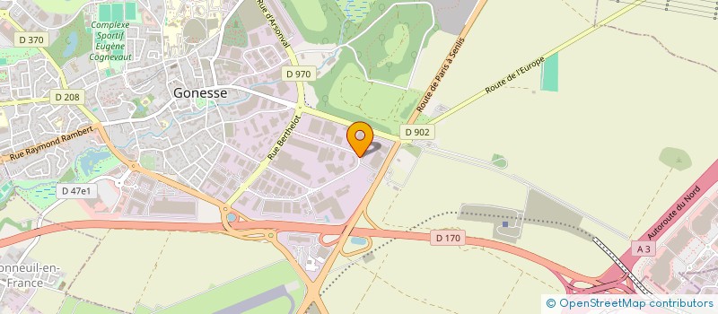 localisation de l'entreprise MARCHE PLUS à GONESSE