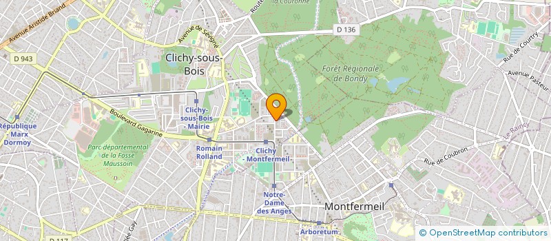 localisation de l'entreprise MARCHE PLUS  CLICHY-SOUS-BOIS