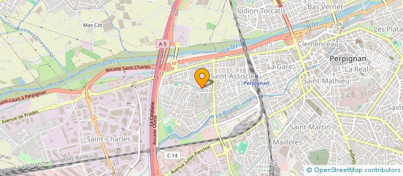 localisation de l'entreprise MARCHE POUR JESUS PERPIGNAN  PERPIGNAN