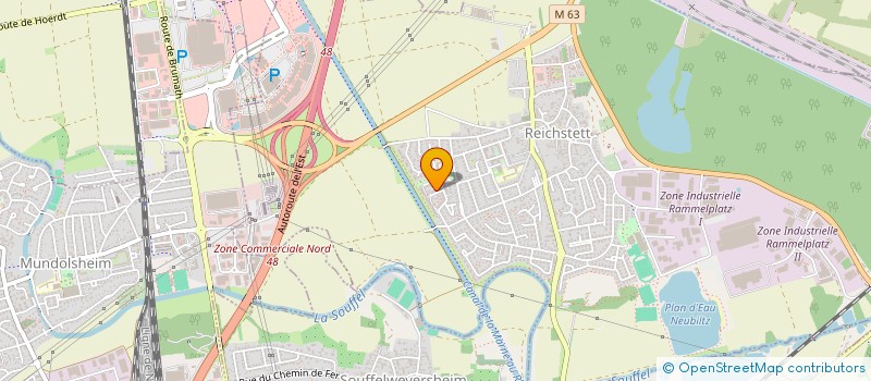 localisation de l'entreprise MARCHE POUR JESUS STRASBOURG  REICHSTETT