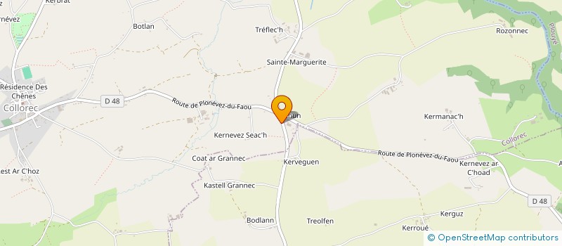 localisation de l'entreprise MARCHE SAINTE MARGUERITE  COLLOREC