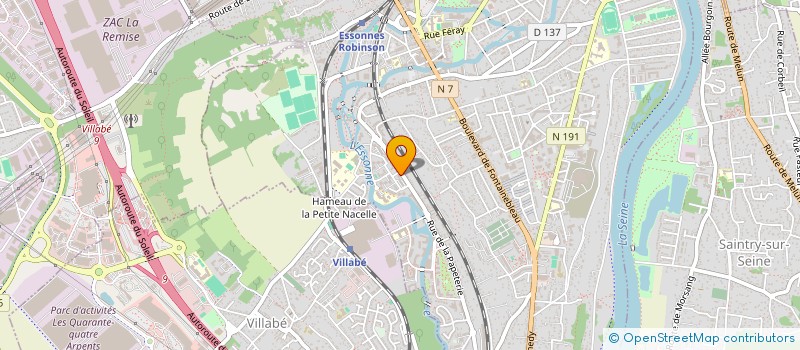 localisation de l'entreprise MARCHE SERVICES à CORBEIL-ESSONNES