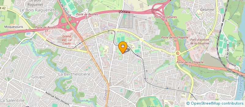 localisation de l'entreprise MARCHE SPORT à NANTES