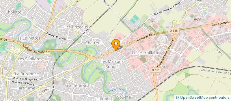 localisation de l'entreprise MARCHE THAI 79 à NIORT