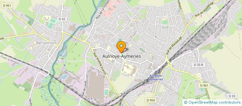 localisation de l'entreprise MARCHE VRAI AULNOYE à AULNOYE-AYMERIES
