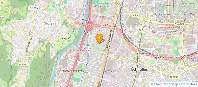 localisation de l'entreprise MARCHEL  ECHIROLLES