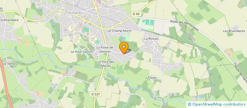 localisation de l'entreprise MARCHESE  TREILLIERES