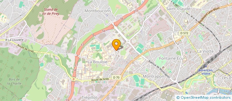 localisation de l'entreprise MARCHETTO THIBAULT ET FREYBURGER SARAH  BESANCON