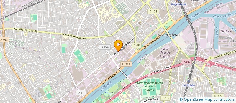 localisation de l'entreprise MARCHEV  ARGENTEUIL