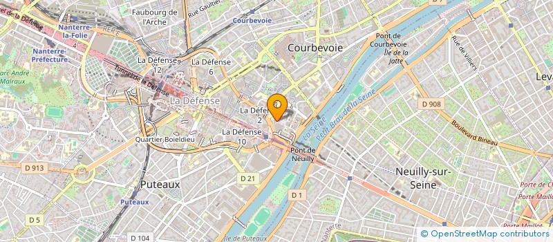 localisation de l'entreprise MARCHFIRST SA à COURBEVOIE