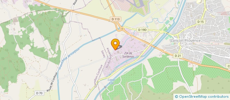 localisation de l'entreprise MARCHI PERE & FILS à LANCON-PROVENCE