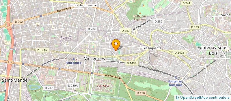 localisation de l'entreprise MARCHI VIE à VINCENNES