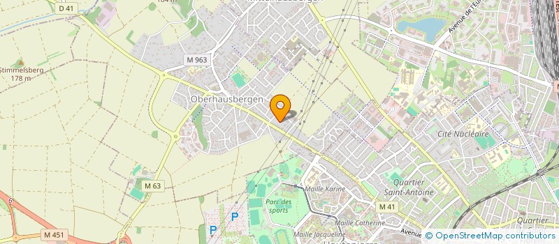 localisation de l'entreprise MARCHIEL NIAN-YI  OBERHAUSBERGEN