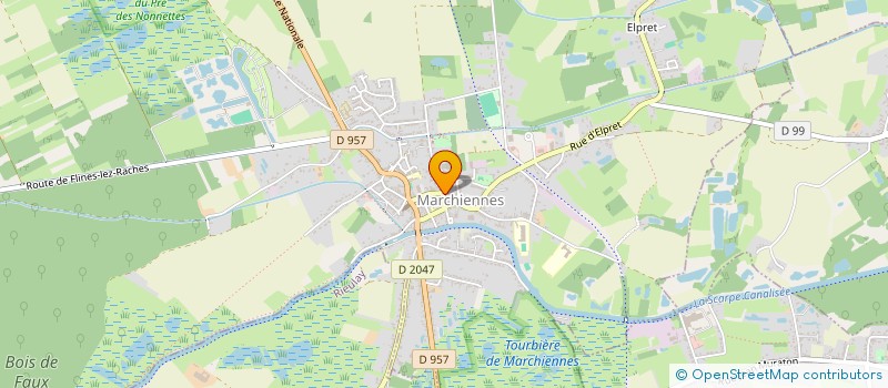 localisation de l'entreprise MARCHIENNES CULTURE ET LOISIRS à MARCHIENNES