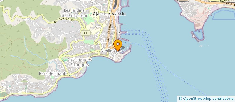 localisation de l'entreprise MARCHINI ET FILS à AJACCIO