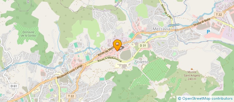 localisation de l'entreprise MARCHINI NETTOYAGE à AJACCIO