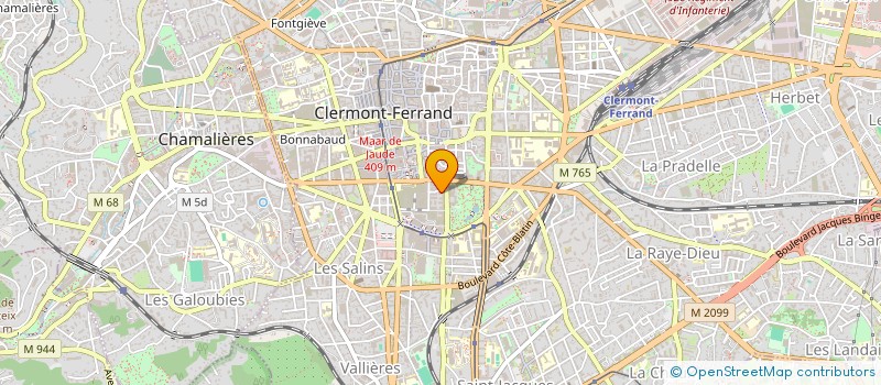 localisation de l'entreprise MARCHISET INVEST  CLERMONT-FERRAND