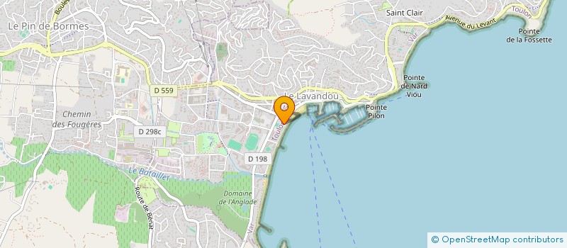 localisation de l'entreprise MARCHOLAT à LE LAVANDOU