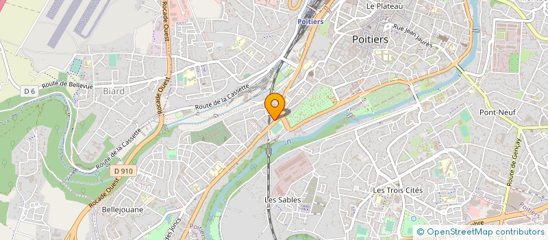 localisation de l'entreprise MARCHON-MASSET à POITIERS