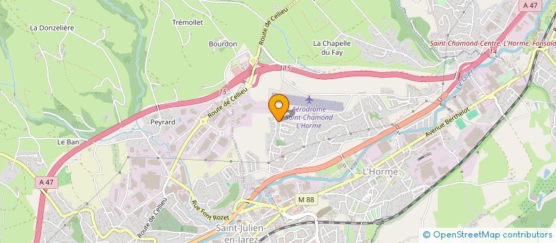 localisation de l'entreprise MARCHONS ENSEMBLE  L'HORME