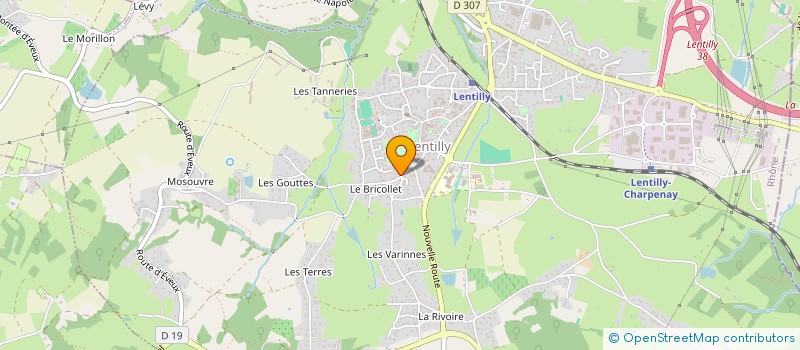 localisation de l'entreprise MARCHONS ENSEMBLE A SAINT LAURENT  LENTILLY