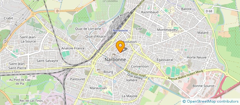 localisation de l'entreprise MARCHONS SUR LES SENTIERS NARBONNAIS  NARBONNE