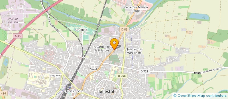 localisation de l'entreprise MARCIANA à SELESTAT