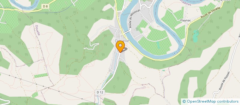 localisation de l'entreprise MARCILHAC  DOUELLE