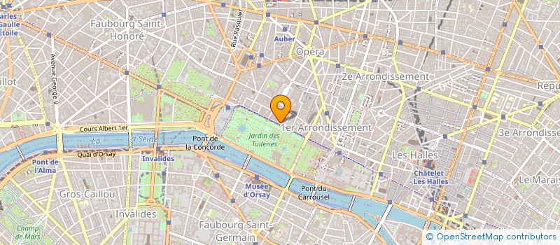 localisation de l'entreprise MARCILHAC-RIVOLI à PARIS