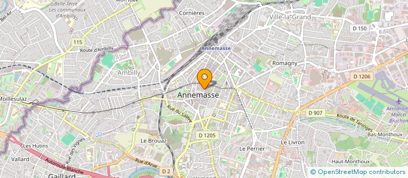 localisation de l'entreprise MARCILLE à ANNEMASSE