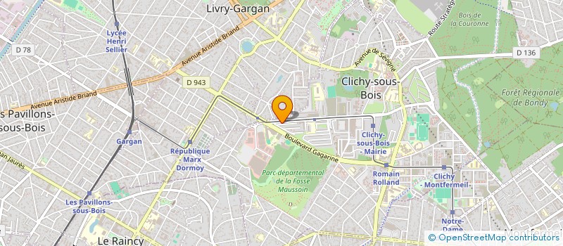 localisation de l'entreprise MARCIN GALAZDRA  CLICHY-SOUS-BOIS