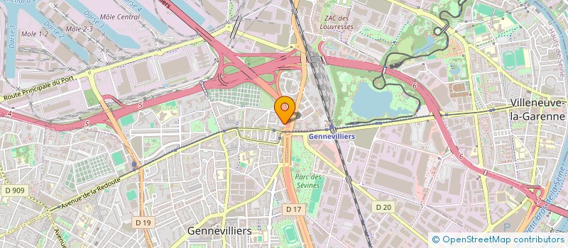 localisation de l'entreprise MARCK à GENNEVILLIERS