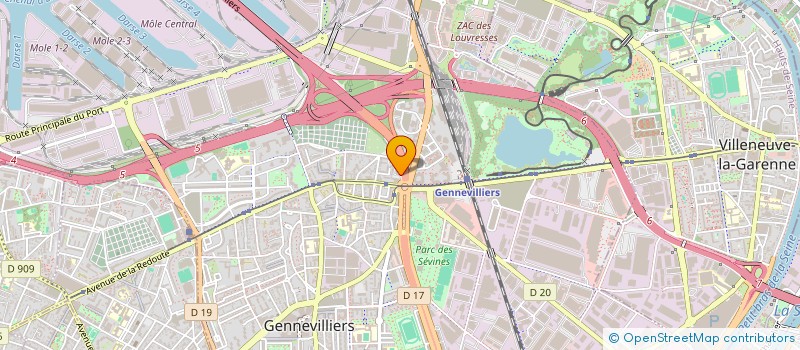 localisation de l'entreprise MARCK & BALSAN  GENNEVILLIERS