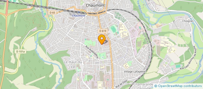 localisation de l'entreprise MARCK IMMOBILIER à CHAUMONT
